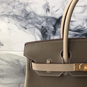 Hermès Появились модели в комбинированных цветах. Birkin из теля