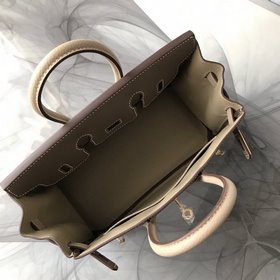 Hermès Появились модели в комбинированных цветах. Birkin из теля