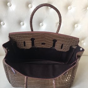 Hermès Осенне-зимний хит продаж, объемная сумка из платинового к