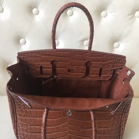 Hermès Осенне-зимний хит продаж, объемная сумка из платинового к
