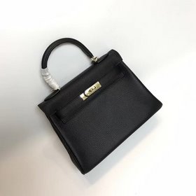 Hermès Kelly черный натуральный цвет Артикул： 0209618760 (25 см)