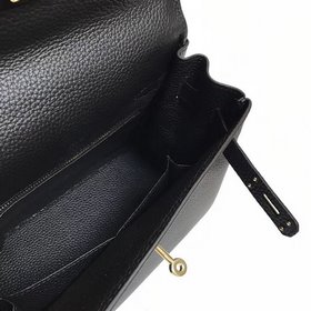 Hermès Kelly черный натуральный цвет Артикул： 0209618760 (25 см)