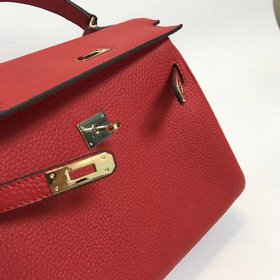 Hermès Макай Личи Кэлли, ярко-красный Артикул： 0209618780 (25 см