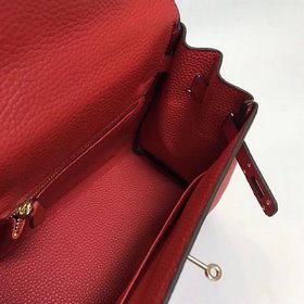 Hermès Макай Личи Кэлли, ярко-красный Артикул： 0209618780 (25 см