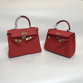 Hermès Макай Личи Кэлли, ярко-красный Артикул： 0209618780 (25 см