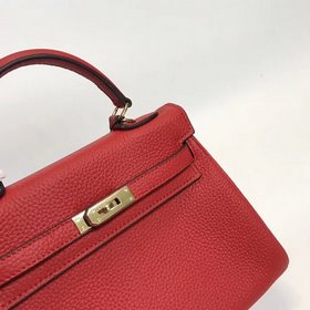 Hermès Макай Личи Кэлли, ярко-красный Артикул： 0209618780 (25 см