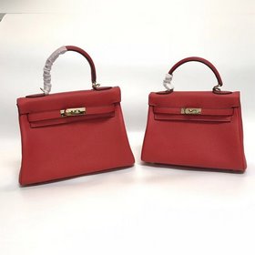 Hermès Макай Личи Кэлли, ярко-красный Артикул： 0209618780 (25 см
