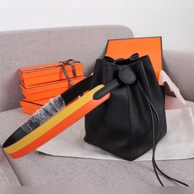 Hermès &nbsp;licol Новая сумка-ведро evercolor Кожа отличного