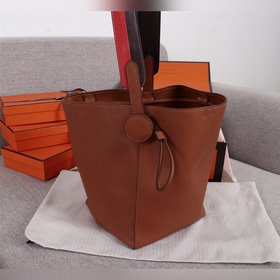 Hermès &nbsp;licol Новая сумка-ведро evercolor Кожа отличного