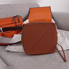 Hermès &nbsp;licol Новая сумка-ведро evercolor Кожа отличного