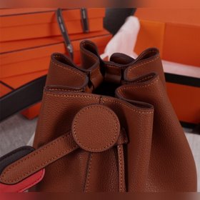 Hermès &nbsp;licol Новая сумка-ведро evercolor Кожа отличного