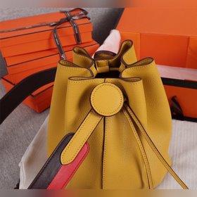 Hermès &nbsp;licol Новая сумка-ведро evercolor Кожа отличного