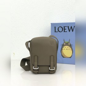 Luoyiwei Сверхмаленькая мужская сумка через плечо, цвет хаки, из