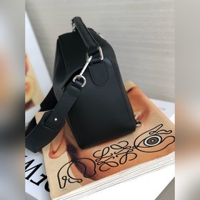 Luo Yiwai, черный, без застежки, с внутренней подкладкой из кожи,