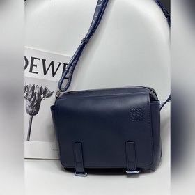 Luigi Loewe Новая сумка XS Mailman 2022 года Модель A74 Синий 