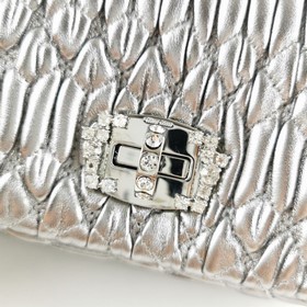 Miumiu &nbsp;сумка через плечо Серебристо-серый Артикул： 5BH