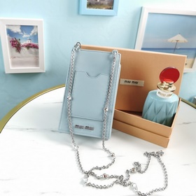 Miumiu Смог-синий Модель： 5ZH079, новая версия чехла для мобильно