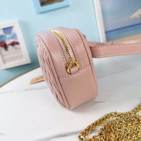 Miumiu Новейшая модель поясной сумки, артикул： 5BL005, классическ