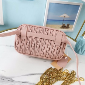 Miumiu Новейшая модель поясной сумки, артикул： 5BL005, классическ