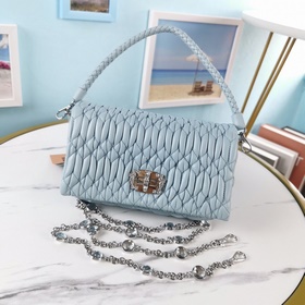 Miumiu Модель в цвете «туманный синий»： 5BH012 Новая усовершенст