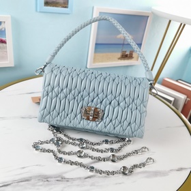 Miumiu Модель в цвете «туманный синий»： 5BH012 Новая усовершенст