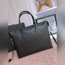 Модель PRADA： 2VG044 Мужская сумка из импортной кожи Saffano Двой