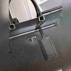 Модель PRADA： 2VG044 Мужская сумка из импортной кожи Saffano Двой
