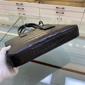 Prada Модель： 2VE368 Черный портфель с крокодиловым узором Импор