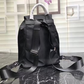 Рюкзак Prada Одиночная кожаная ручка, регулируемые тканевые плеч