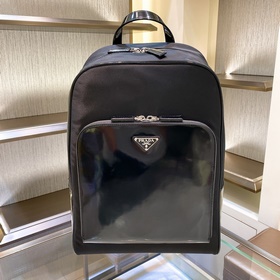 Новая мужская сумка Prada, модель： 2VZ084 Треугольный эмалевый ло
