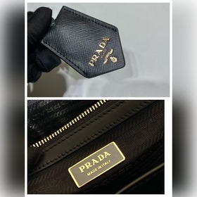 Prada Вышитая ткань сумка-тоут Модель： 1BA354 Средний размер с д