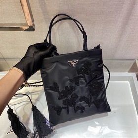 Prada Ограниченная серия с вышивкой Большая сумка с модным рисун
