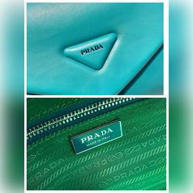 Prada Новая женская сумка Модель： 1BC165 Эта сумка изготовлена и
