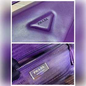 Prada Новая женская сумка Модель： 1BC165 Эта сумка изготовлена и