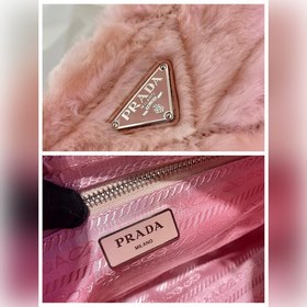 Prada Пушистая сумка «три в одном» Артикул： 1BC151 Эта пушистая 