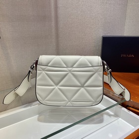 PRADA Новая женская сумка Модель： 1BD283 Сумка с откидной крышко
