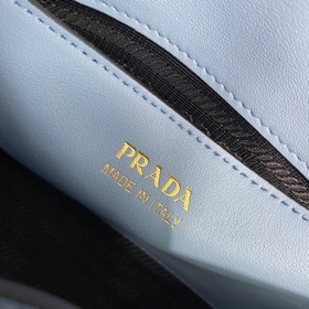 Новая сумка через плечо PRADA, модель 1BD317, сумка из кожи Saffi
