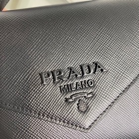 Новая сумка через плечо PRADA, модель 1BD317, сумка из кожи Saffi