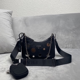 Prada Сумка «три в одном» с вышивкой и блестками Новая модель по