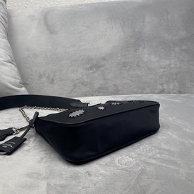 Prada Сумка «три в одном» с вышивкой и блестками Новая модель по