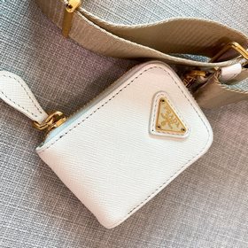 Prada Самая популярная сумка Hobo 3 в 1 (полностью из кожи) Сумка