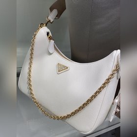 Prada Самая популярная сумка Hobo 3 в 1 (полностью из кожи) Сумка