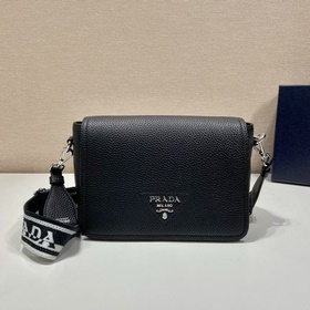 Prada Новая сумка через плечо с двумя ремнями Модель： 1BD314 Дво