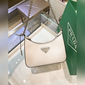 Prada Самая популярная сумка Hobo 3 в 1 (полностью из кожи) Сумка