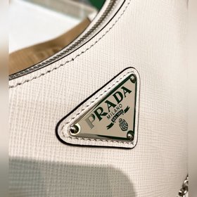 Prada Самая популярная сумка Hobo 3 в 1 (полностью из кожи) Сумка