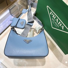 Prada Новинка, самый популярный Hobo 3 в 1 (полностью из кожи) H