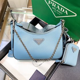 Prada Новинка, самый популярный Hobo 3 в 1 (полностью из кожи) H