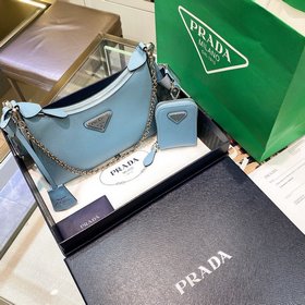 Prada Новинка, самый популярный Hobo 3 в 1 (полностью из кожи) H
