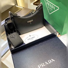 Prada Новинка, самый популярный Hobo 3 в 1 (полностью из кожи) H