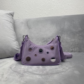 Prada Три в одном с вышивкой и блестками Новая модель сумки «тр